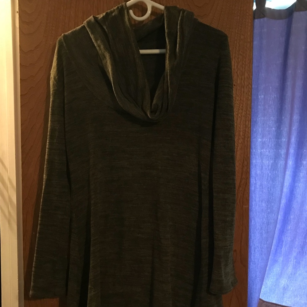 Cowl Neck Sweater Dress